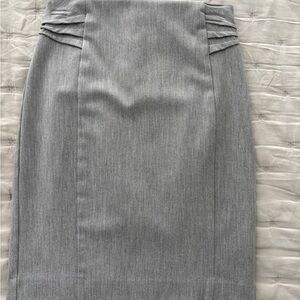Express Gray Pencil Skirt